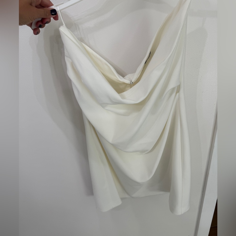 Zara Cream Elegant Dress